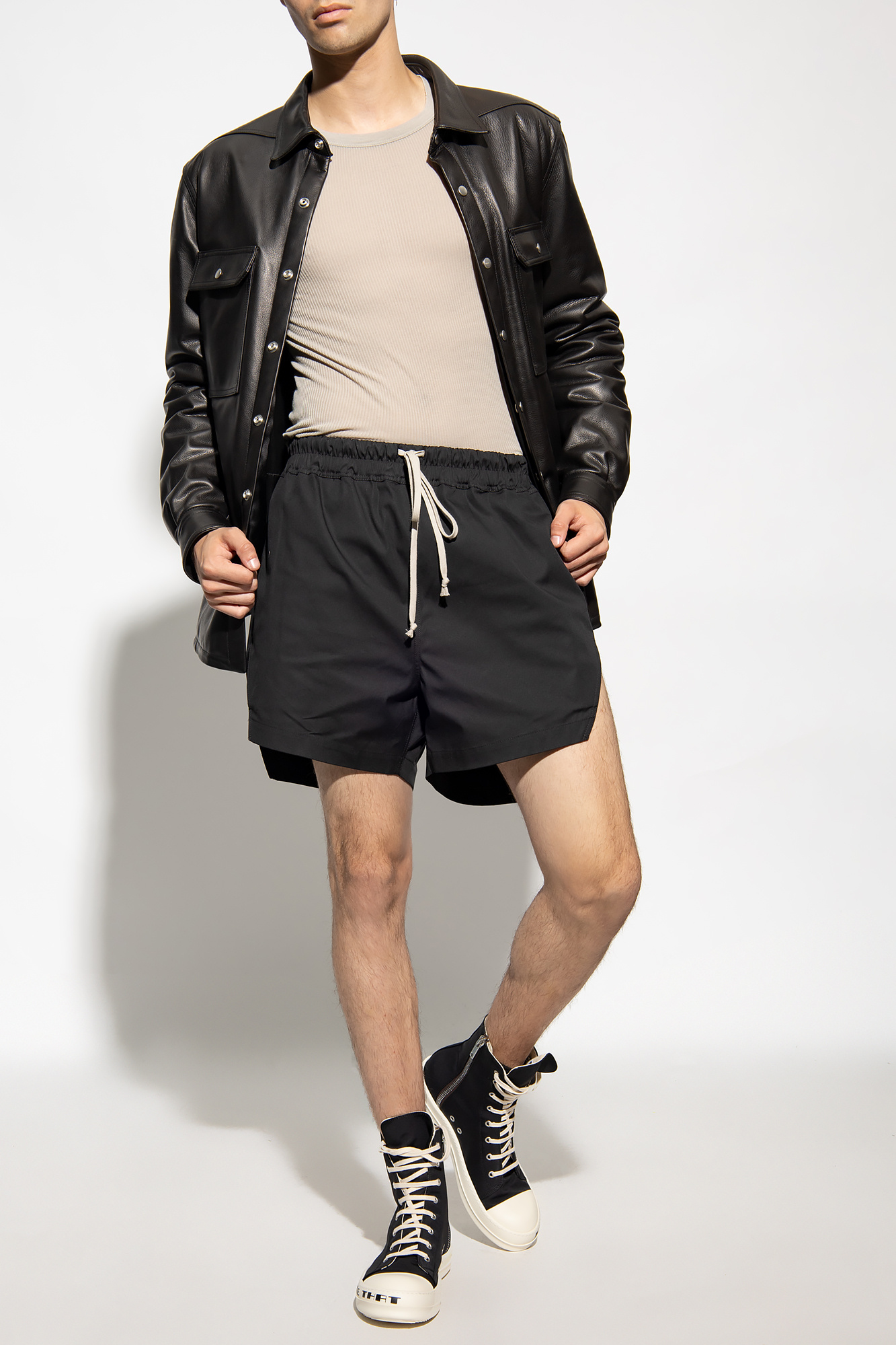 SchaferandweinerShops Germany - Black 'Bella' shorts with